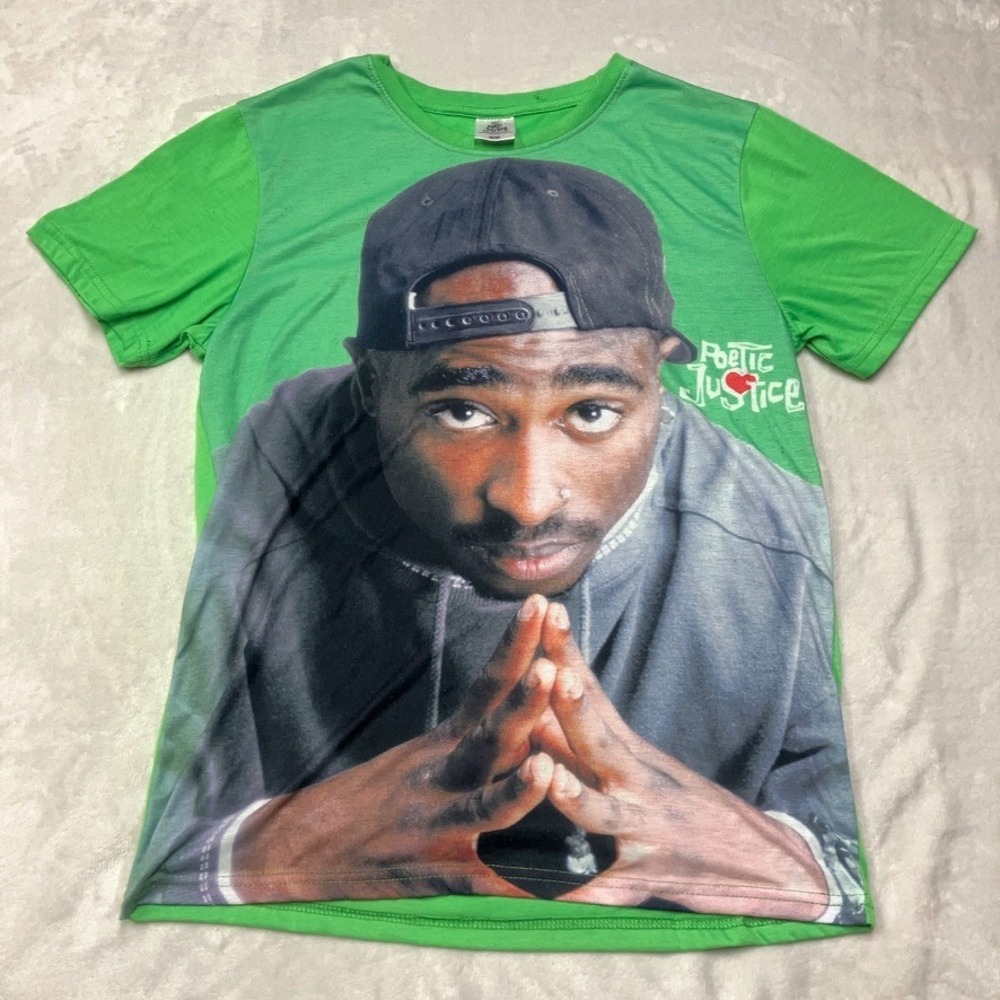 2/$30 Tupac Shakur Poetic‎ Justice T-Shirt